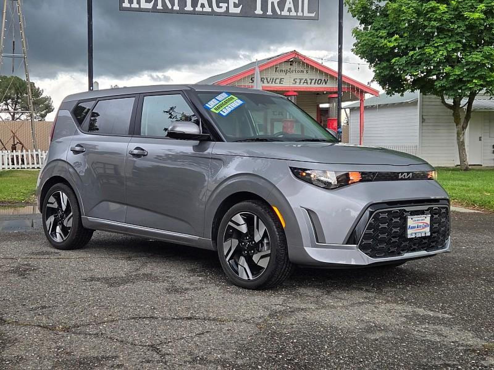2023 STEEL /BLACK Kia Soul (KNDJ53AU4P7) with an 4-Cyl 2.0 Liter engine, Automatic i-VT transmission, located at 246 E Walker St., Orland, 95963, (530) 865-5800, 39.747589, -122.178398 - Photo #0