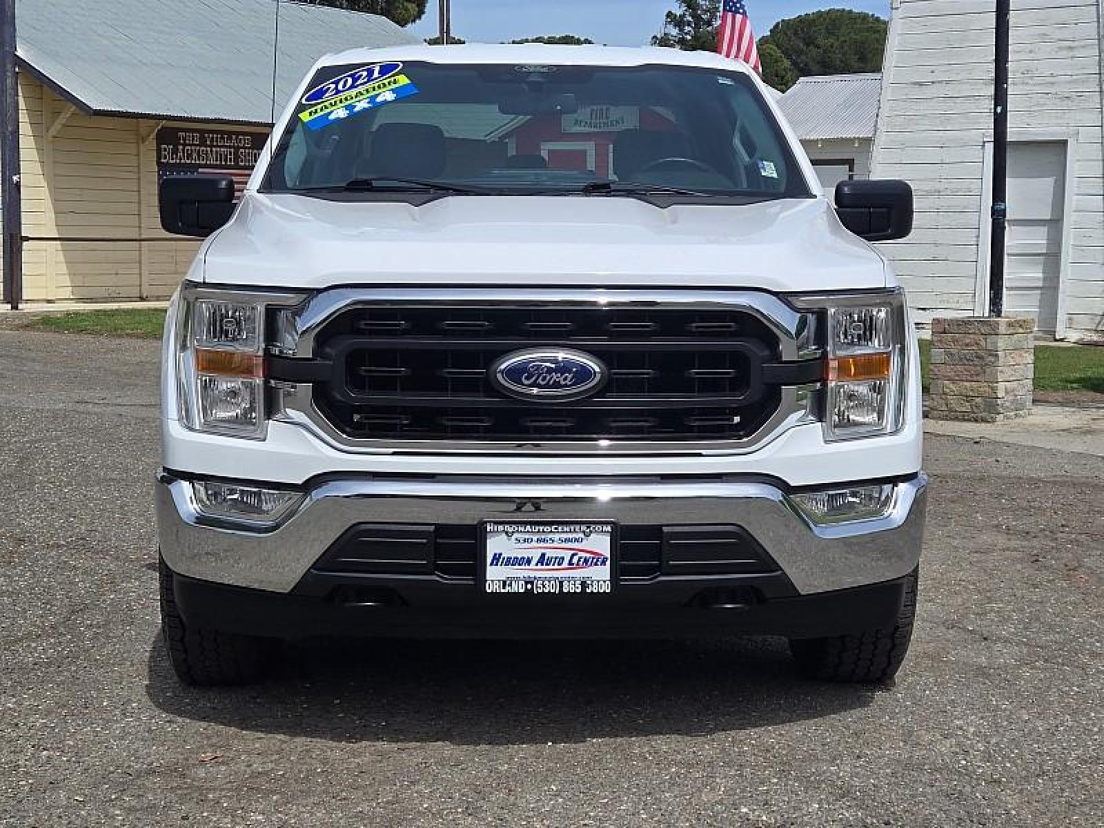 2021 WHITE /gray Ford F-150 4WD (1FTFW1E54MK) with an V8 Flex Fuel 5.0 Liter engine, Automatic 10-Spd transmission, located at 246 E Walker St., Orland, 95963, (530) 865-5800, 39.747589, -122.178398 - Photo #0