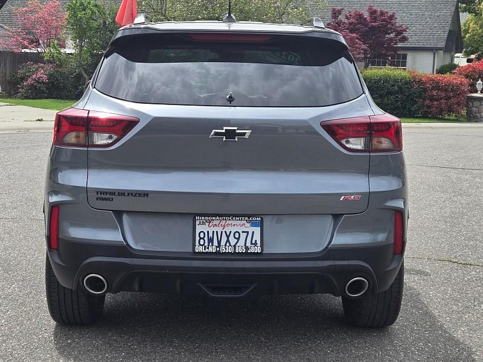 2022 gray /Black Chevrolet Trailblazer (KL79MUSL9NB) with an 3-Cyl Turbo 1.3 Liter engine, Automatic 9-Spd transmission, located at 246 E Walker St., Orland, 95963, (530) 865-5800, 39.747589, -122.178398 - Photo #5