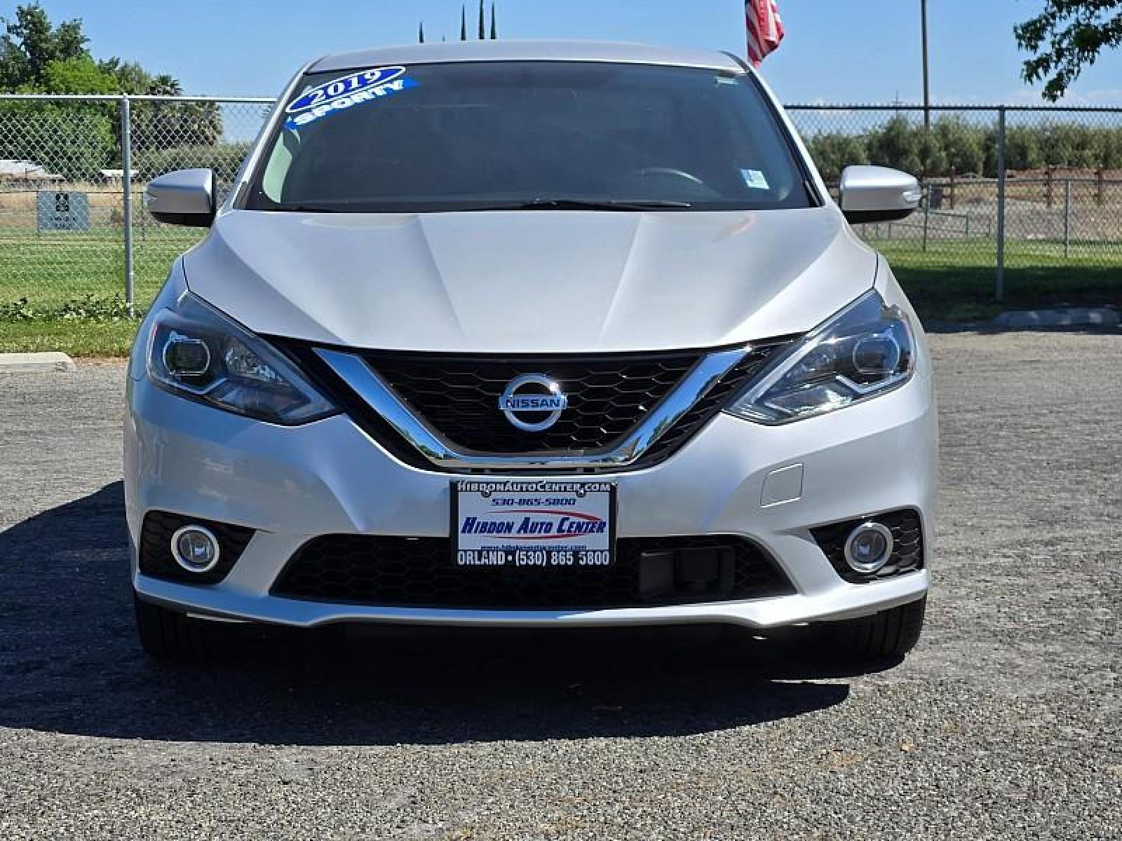 2019 SILVER Nissan Sentra (3N1AB7AP3KY) with an 4-Cyl 1.8 Liter engine, Automatic CVT w/Xtronic transmission, located at 246 E Walker St., Orland, 95963, (530) 865-5800, 39.747589, -122.178398 - Photo #1
