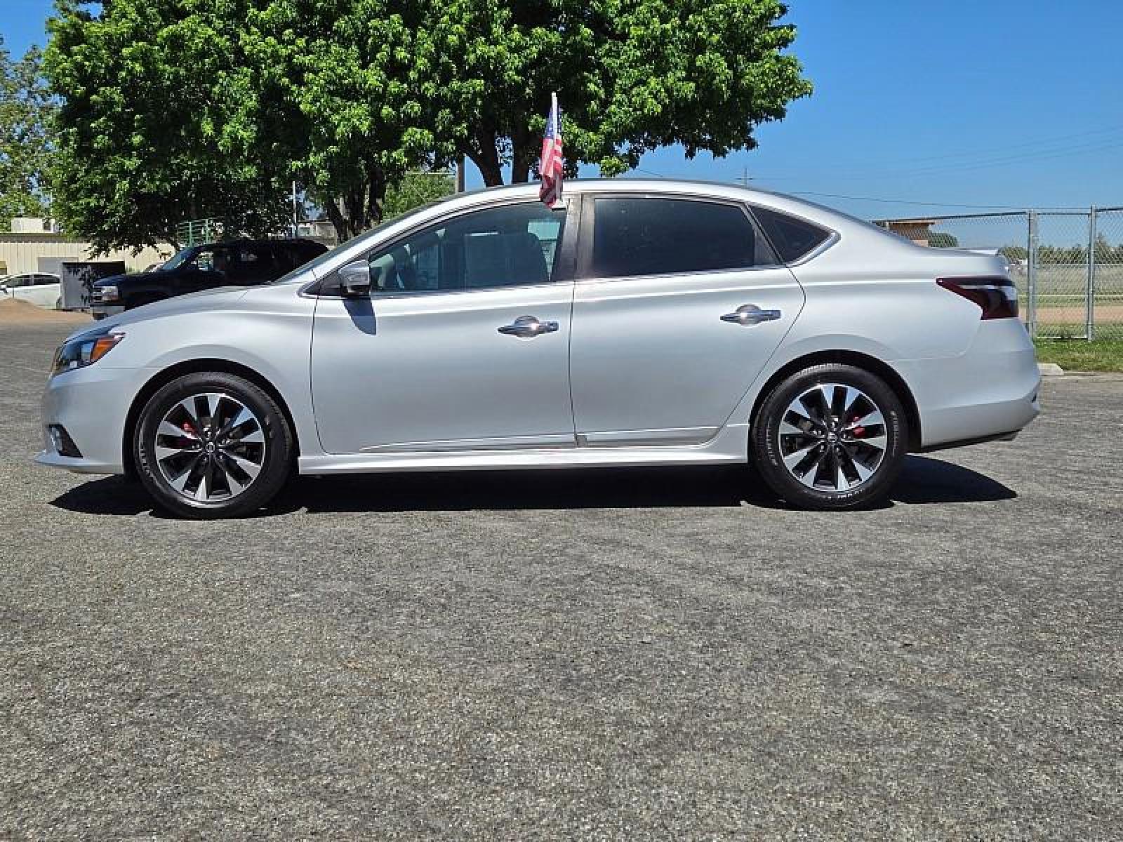 2019 SILVER Nissan Sentra (3N1AB7AP3KY) with an 4-Cyl 1.8 Liter engine, Automatic CVT w/Xtronic transmission, located at 246 E Walker St., Orland, 95963, (530) 865-5800, 39.747589, -122.178398 - Photo #3