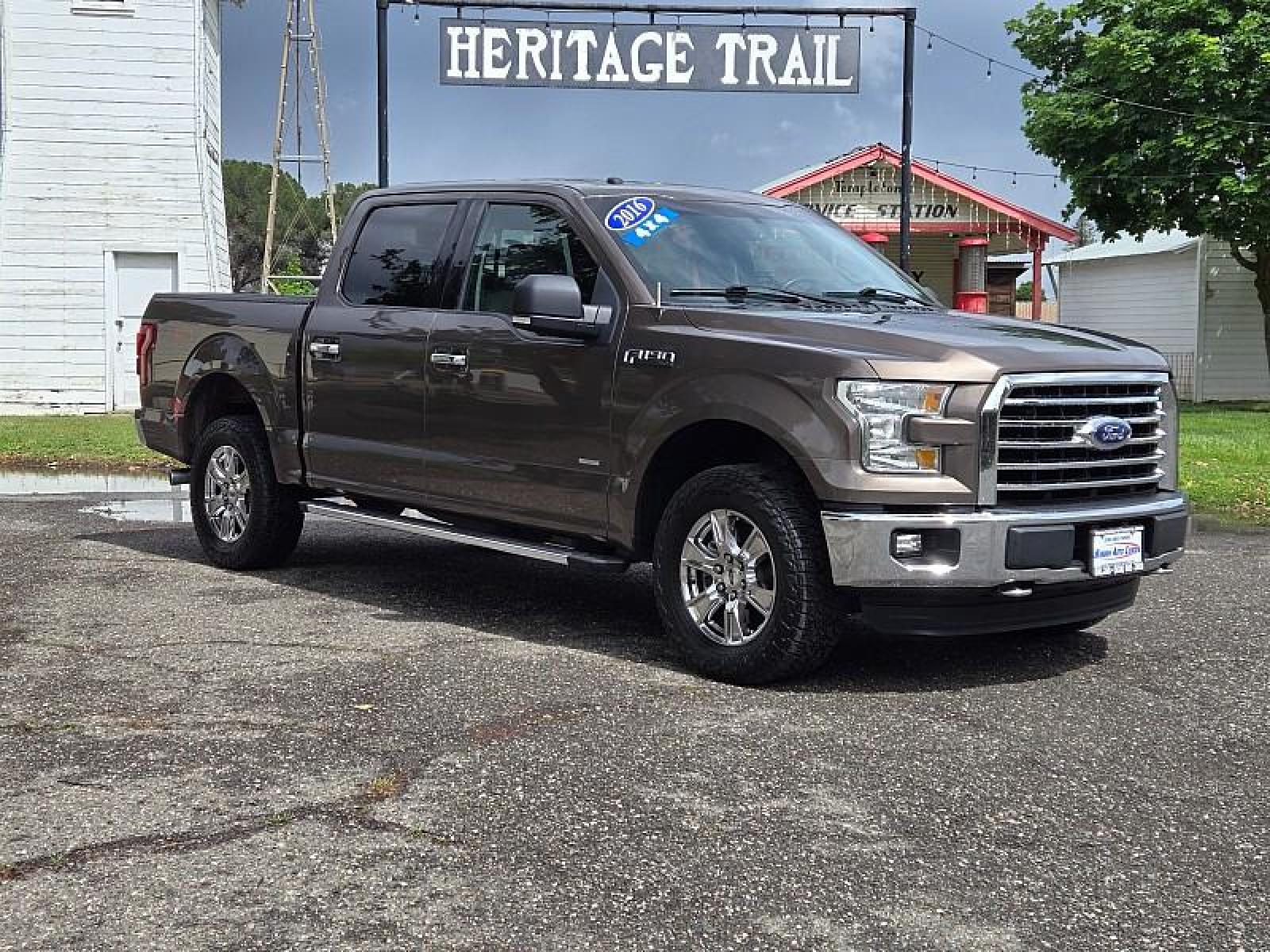 2016 BROWN Ford F-150 4WD (1FTEW1EGXGK) with an V6 Flex Fuel 3.5 Liter engine, Automatic 6-Spd transmission, located at 246 E Walker St., Orland, 95963, (530) 865-5800, 39.747589, -122.178398 - Photo #0