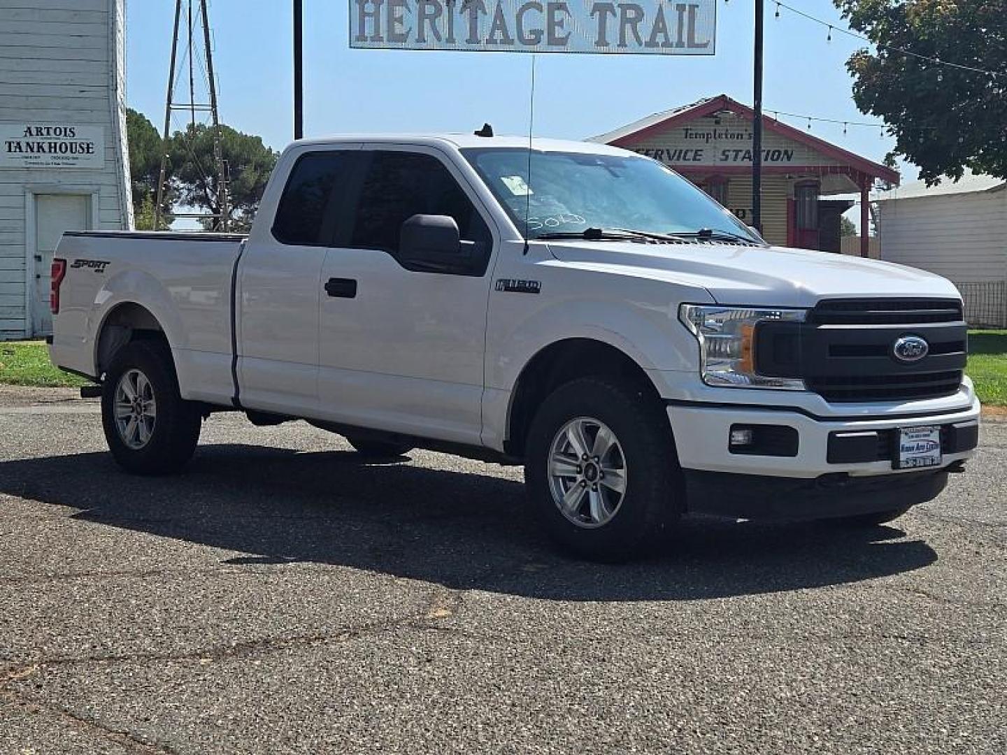 2020 WHITE Ford F-150 4WD (1FTEX1EB4LK) with an V6 Flex Fuel 3.3 Liter engine, Automatic 6-Spd w/SelectShift transmission, located at 246 E Walker St., Orland, 95963, (530) 865-5800, 39.747589, -122.178398 - Photo#0