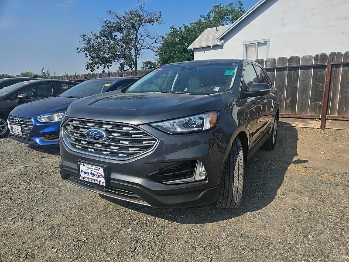 2019 GRAY Ford Edge (2FMPK3K99KB) with an 4-Cyl EcoBoost Turbo 2.0 Liter engine, Automatic 8-Spd transmission, located at 246 E Walker St., Orland, 95963, (530) 865-5800, 39.747589, -122.178398 - Photo#0