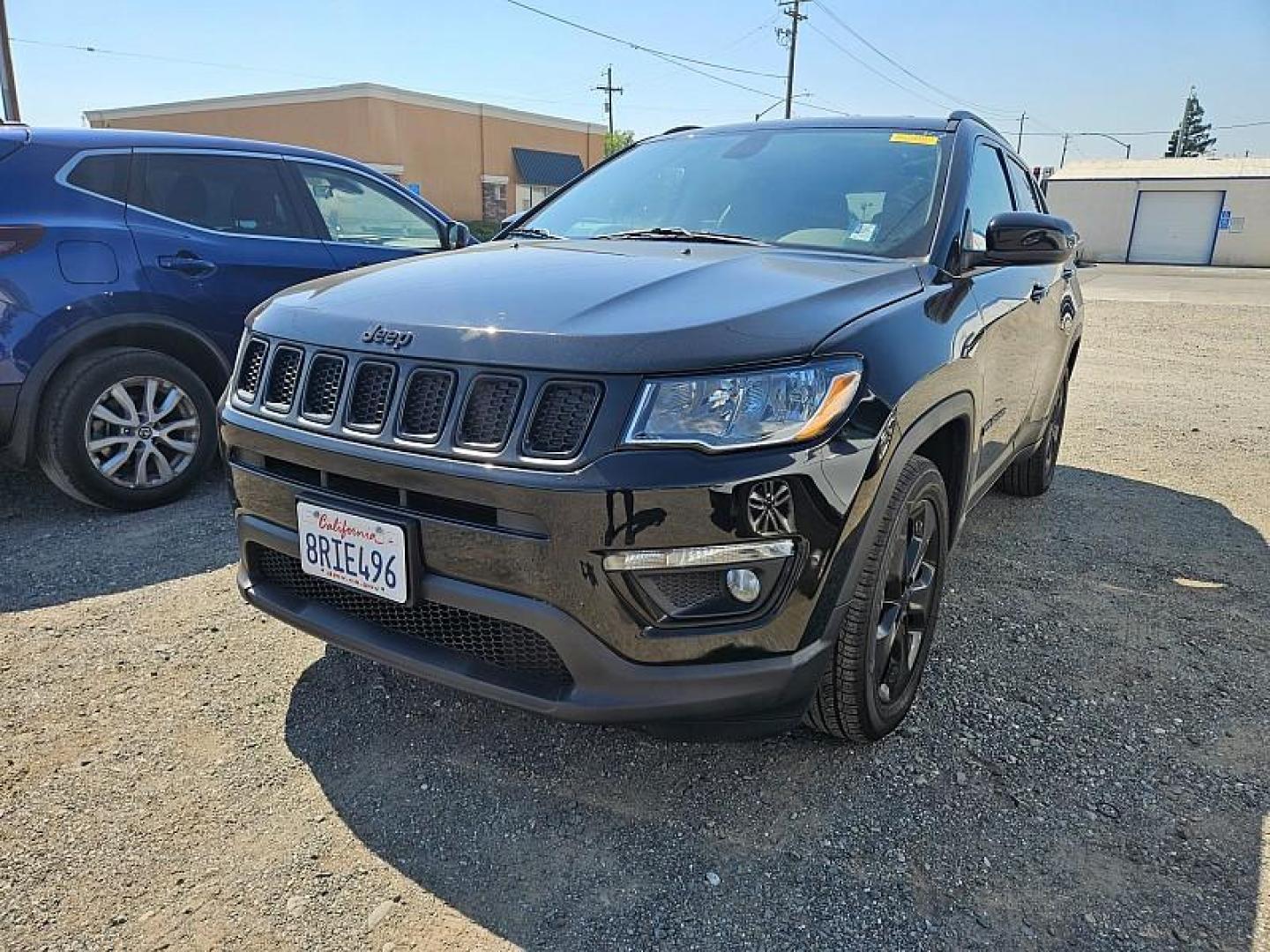 2020 BLACK Jeep Compass (3C4NJCBB0LT) with an 4-Cyl MultiAir PZEV 2.4 Liter engine, Automatic 6-Spd transmission, located at 246 E Walker St., Orland, 95963, (530) 865-5800, 39.747589, -122.178398 - Photo#0