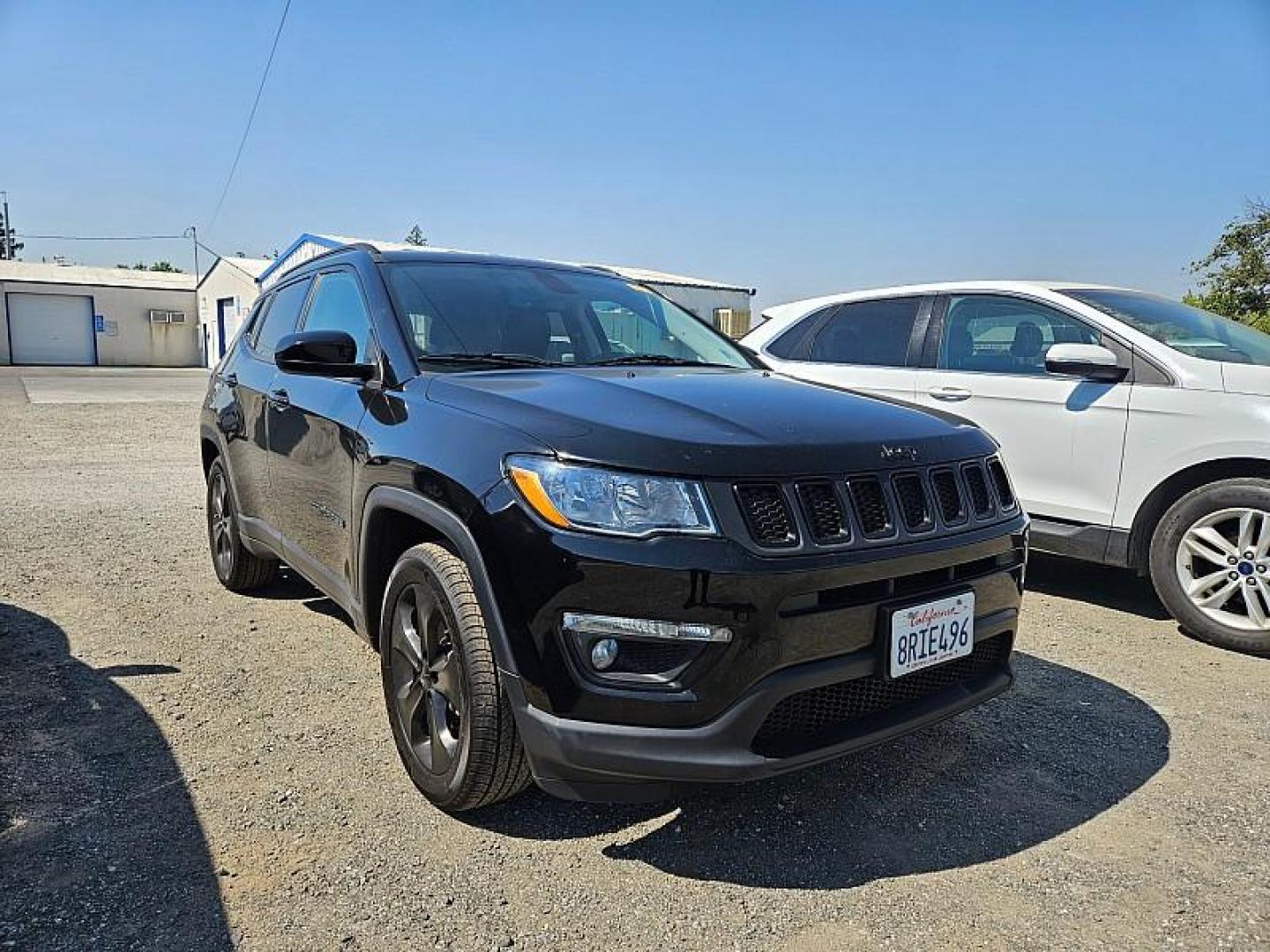 2020 BLACK Jeep Compass (3C4NJCBB0LT) with an 4-Cyl MultiAir PZEV 2.4 Liter engine, Automatic 6-Spd transmission, located at 246 E Walker St., Orland, 95963, (530) 865-5800, 39.747589, -122.178398 - Photo#1