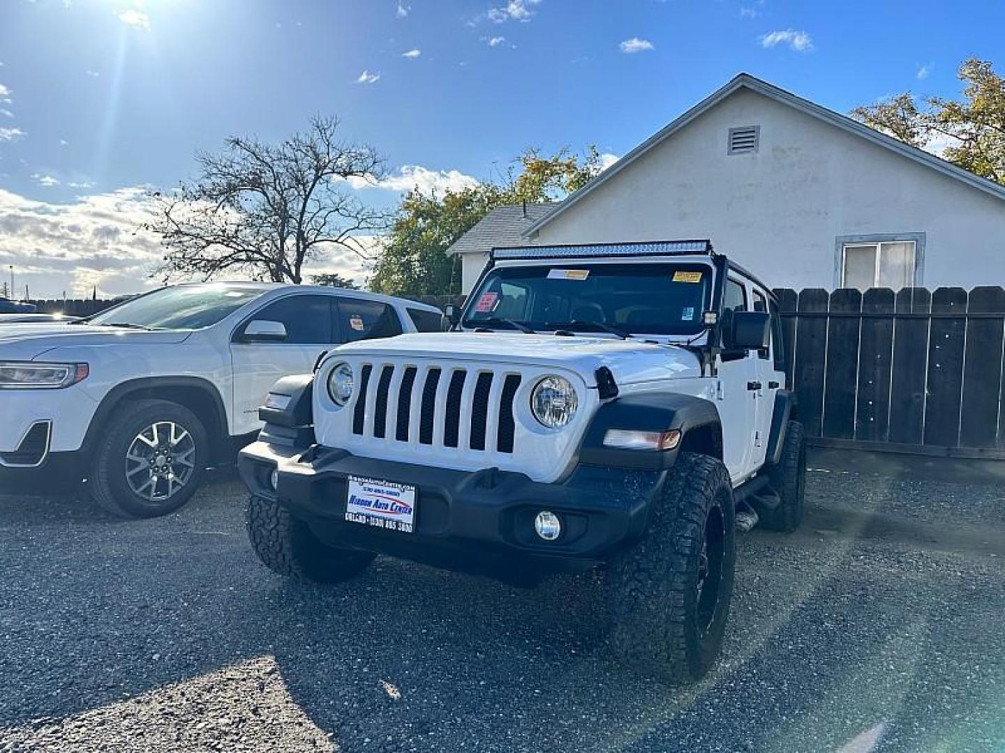 2021 WHITE Jeep Wrangler Unlimited (1C4HJXDN7MW) , located at 246 E Walker St., Orland, 95963, (530) 865-5800, 39.747589, -122.178398 - Photo#0