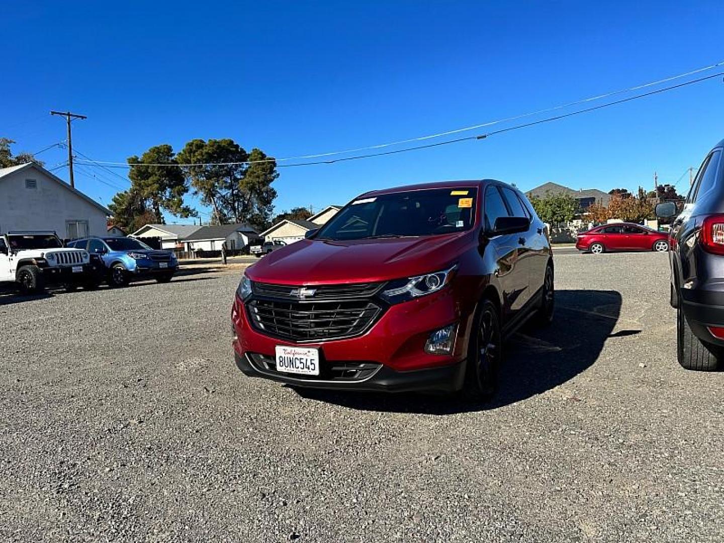 2021 RED Chevrolet Equinox (2GNAXKEV8M6) with an 4-Cyl Turbo 1.5 Liter engine, Automatic 6-Spd w/Overdrive transmission, located at 246 E Walker St., Orland, 95963, (530) 865-5800, 39.747589, -122.178398 - Photo#0